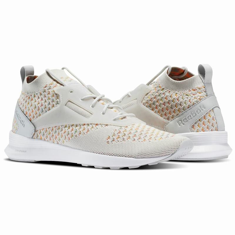 Tenisi Reebok Zoku Runner Ultraknit Ke Barbati Albi/Bej Romania FU3118TI